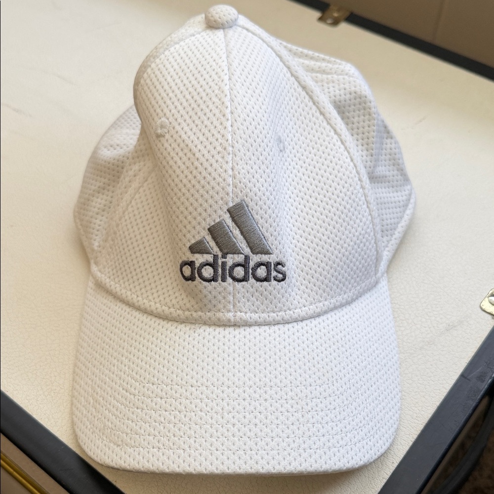 Adidas Kids Mesh White Cap
